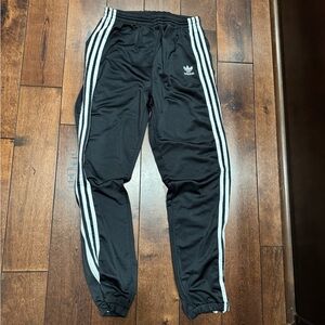 Adidas Black and White Joggers
